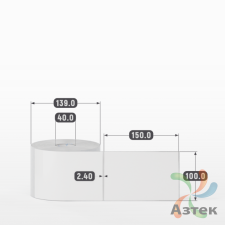 Этикетка самоклеящаяся 100х150 (рядов 1 по 700 шт) Полипропилен белый deep freeze в рулоне, втулка 40 мм (к) IQ code