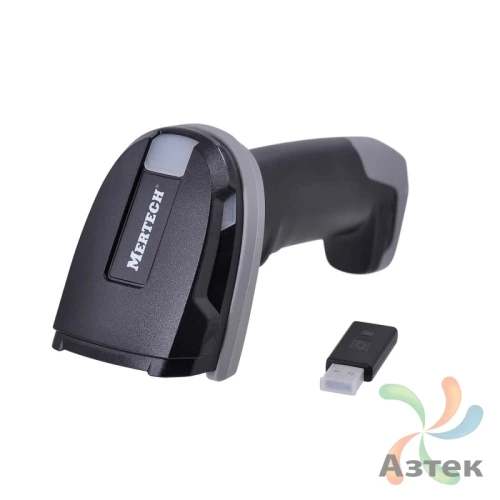 Сканер штрих-кода Mertech CL-2420 BLE SPP Dongle P2D 1D/2D  2D image, Черный беспроводной, Bluetooth, USB-HID, USB-COM, аккумулятор, ЕГАИС
