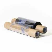 Красящая лента (риббон) 57 мм. х 74 м. Resin (Textile) Out Черный, втулка 0.5 дюйма (110мм ширина)