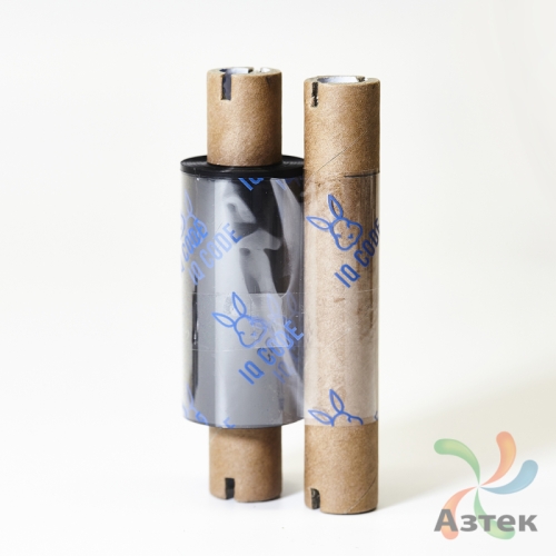 Красящая лента (риббон) 57 мм. х 74 м. Resin (Textile) Out Черный, втулка 0.5 дюйма (110мм ширина) 