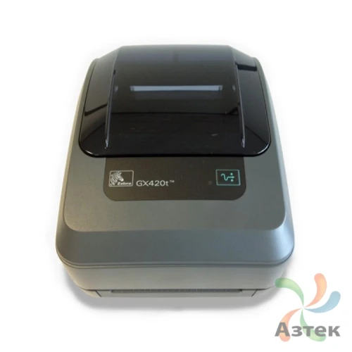 Принтер этикеток Zebra GX420t термотрансферный 203, Ethernet, USB, RS-232, отделитель, GX42-102421-000