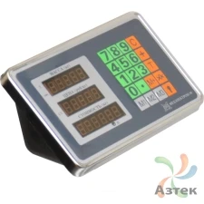 Весы МЕХЭЛЕКТРОН-М ВЭТ-1-1000П-1С-ДБ (1,5м*1,5м) напольные промышленные до 1 000 кг, нержавеющая сталь