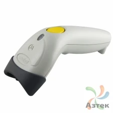 Сканер штрих-кода Motorola LS1203 1D  Лазерный, светлый ручной, USB кабель, подставка