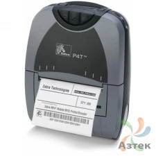 Принтер этикеток Zebra P4T термотрансферный 203, RFID, LCD, Bluetooth, USB, RS-232, P4D-1UB0E001-00