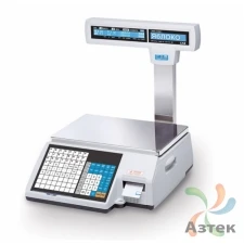 Весы CAS CL5000J-30IP Ethernet RS-232 настольные торговые до 30 кг, нержавеющая сталь с печатью этикеток