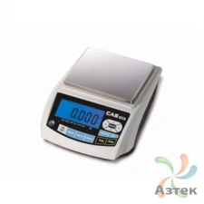 Весы CAS MWP-1500 RS-232 настольные лабораторные до 1,5 кг, нержавеющая сталь