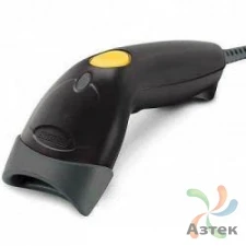 Сканер штрих-кода Motorola LS1203 1D  Лазерный, темный ручной, USB кабель, подставка
