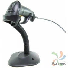 Сканер штрих-кода Motorola LS2208 1D  Лазерный, темный ручной, USB кабель, подставка