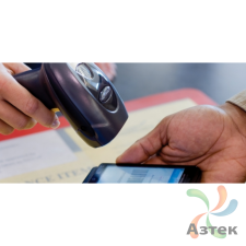 Сканер штрих-кода Motorola LS2208 1D  Лазерный, темный ручной, RS-232 кабель, блок питания, подставка, EMEA