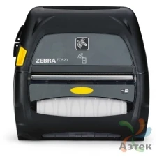Принтер этикеток Zebra ZQ520 термо 203, LCD, Bluetooth, WiFi, USB, Linerless Platen, ZQ52-AUN100E-00