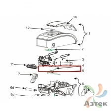 Датчик на просвет верхний для Zebra G- серия ТТ