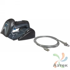 Сканер штрих-кода Datalogic Gryphon I GBT4430 2D  Image, темный беспроводной, Bluetooth, USB кабель, базовая станция