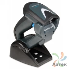 Сканер штрих-кода Datalogic Gryphon I GBT4130 1D  Image, темный беспроводной, Bluetooth, RS-232 кабель, блок питания