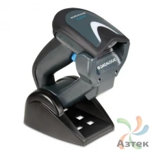 Сканер штрих-кода Datalogic Gryphon I GM4430 2D  Image, темный беспроводной, радиоканал, USB кабель, базовая станция