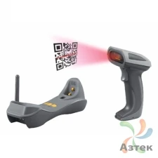 Сканер штрих-кода Mindeo CS3290HD-2D+ 1D/2D  2D Imager, темный беспроводной, радиоканал, USB-HID, базовая станция, стекло Закаленное стекло