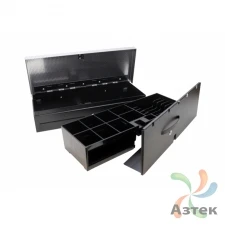 Денежный ящик HPC System HPC 460FT темный, крышка из нержавеющей стали