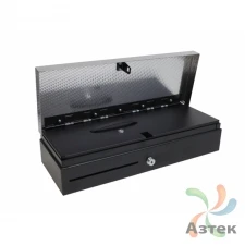 Денежный ящик HPC System HPC 460FT темный, крышка из нержавеющей стали