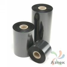 Риббон 35 мм. х 200 м. Resin цветной Out Красный, втулка 1 дюйм 