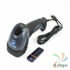 Сканер штрих-кода IQ code 1408 2D  Image, темный беспроводной, радиоканал, USB кабель, USB-HID, ЕГАИС