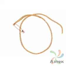 Пломба-держатель с булавочкой натуральная золотистая 1000 шт./уп.