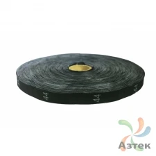 Размерник Тканый «44» Черный 10х40 мм в рулоненарезкав упаковке (1000 шт) Дамаск