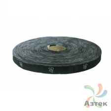 Размерник Тканый «46» Черный 10х40 мм в рулоненарезкав упаковке (1000 шт) Дамаск