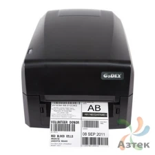 Принтер этикеток Godex GE300 термотрансферный 203, Ethernet, USB, RS-232, 011-GE0E12-000