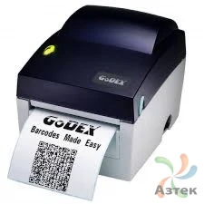 Принтер этикеток Godex EZ DT-4L термо 203, Ethernet, USB, RS-232, отрезчик, 011-DT4332-14L