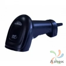 Сканер штрих-кода CST IS-201 QuickPrime 1D  Image, темный ручной, USB кабель, базовая станция