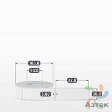 Этикетка самоклеящаяся 30х87 (рядов 1 по 500 шт) Transfer Vellum в рулоне, втулка 40 мм (к) IQ code 