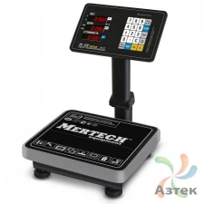 Весы Mertech M-ER 333 ACPU-60.20 LED напольные торговые до 60 кг, нержавеющая сталь