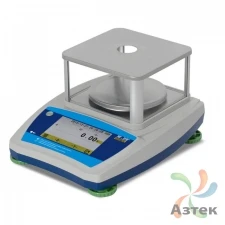 Весы Mertech M-ER 123 АCFJR-150.005 USB RS-232 настольные лабораторные до 0,15 кг с индикатором TFT, металл, пластик