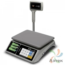 Весы Mertech M-ER 328 ACPX-15.2 настольные торговые до 15 кг, металл