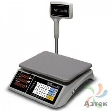 Весы Mertech M-ER 328 ACPX-15.2 LED настольные торговые до 15 кг, металл
