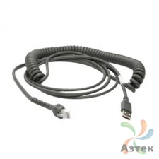 Кабель интерфейсный PS/2, Серый, витой для Datalogic CAB-365