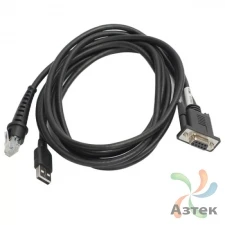Кабель интерфейсный USB-RS-232, темный, прямой для Mertech 610 и 2210.