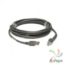 Кабель интерфейсный USB (type A), Черный, прямой, 5 м для Zebra MP6000, MP7000