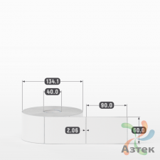 Этикетка самоклеящаяся 60х90 (рядов 1 по 1 000 шт) Полипропилен матовый в рулоне, втулка 40 мм (к) IQ code