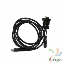 Кабель интерфейсный RS-232 Female, черный, прямой, 2 м для Cino все сканеры Cino