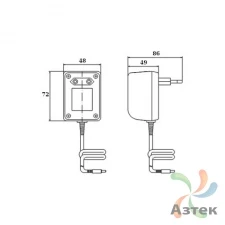 Блок питания 5 VDC, 220 VAC, 0,5 А для Honeywell IT-3800