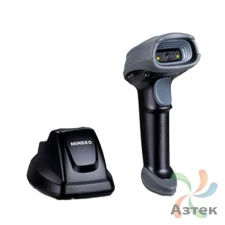 Сканер штрих-кода Mindeo CS2190 1D  1D Laser, темный беспроводной, радиоканал, USB кабель, подставка