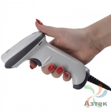 Сканер штрих-кода Mertech 2210 1D/2D  2D Imager, Белый ручной, USB кабель, USB-COM, ЕГАИС