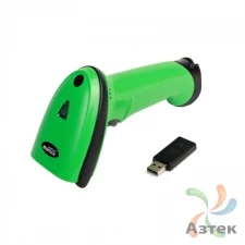 Сканер штрих-кода Mertech CL-2200 1D/2D  2D Imager, Зеленый беспроводной, Bluetooth, USB кабель, ЕГАИС