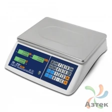Весы Mertech M-ER 223 AC-32.5 LCD настольные торговые до 32 кг, нержавеющая сталь