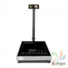 Весы Mertech M-ER 333 ACLP-150.20/50 LCD напольные торговые до 150 кг, нержавеющая сталь