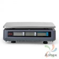 Весы Атол MARTA (без стойки, RS-232) RS-232 настольные торговые до 30 кг, нержавеющая сталь