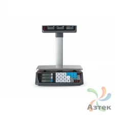 Весы Атол MARTA (со стойкой, RS-232) RS-232 настольные торговые до 30 кг, нержавеющая сталь