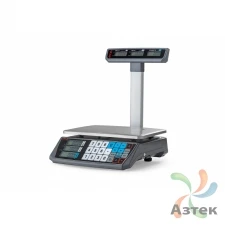 Весы Атол MARTA (со стойкой, RS-232) RS-232 настольные торговые до 30 кг, нержавеющая сталь