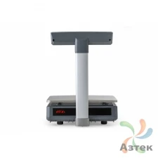 Весы Атол MARTA (со стойкой, RS-232) RS-232 настольные торговые до 30 кг, нержавеющая сталь