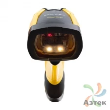 Сканер штрих-кода Datalogic PM9600-HP433RBK10 1D/2D  2D Imager HP, Желтый беспроводной, радиоканал, RS-232 кабель, USB кабель, блок питания, подставка